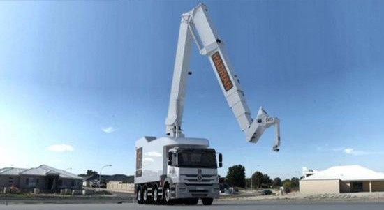 Hadrian&nbsp;<wbr>X砌砖机器人&nbsp;<wbr>搬砖也要失业了